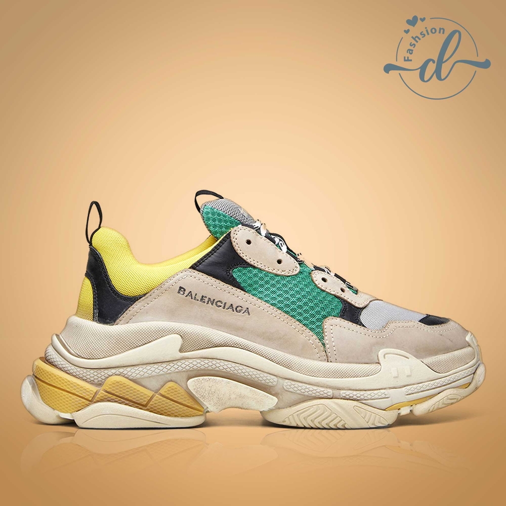 Balenciaga Triple S màu vàng xanh đỏ siêu REP 11 Siêu Đẹp Siêu Chất #33 Balenciaga Triple S màu vàng xanh đỏ siêu REP 11 Siêu Đẹp Siêu Chất